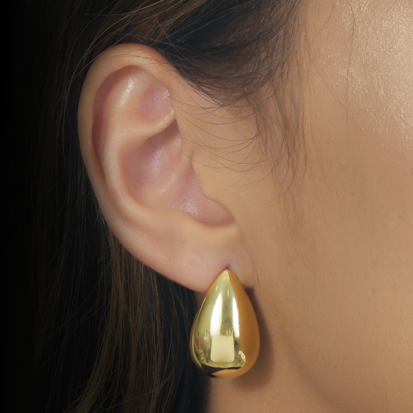 Brinco Dourado Gota - Imagem 2